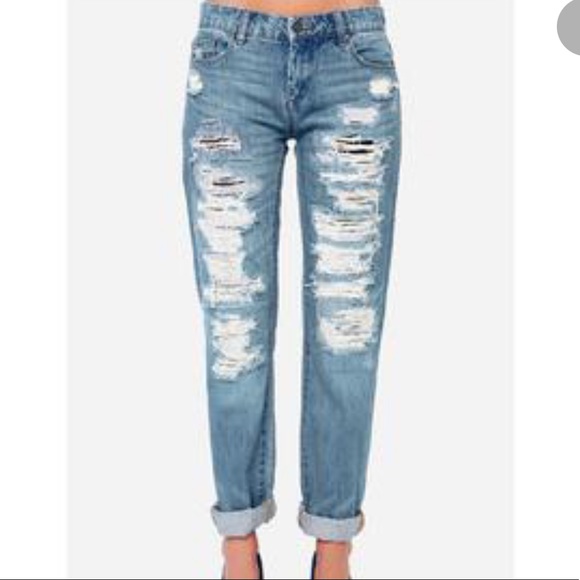 Blank NYC distressed jeans women’s 25 pants blue ripped - Picture 2 of 11